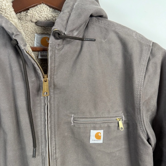Carhartt Sandstone Sherpa-Lined Sierra Jacket - Picture 4 of 10